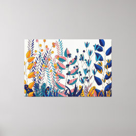 Eclectic Bold Garden Canvastryck