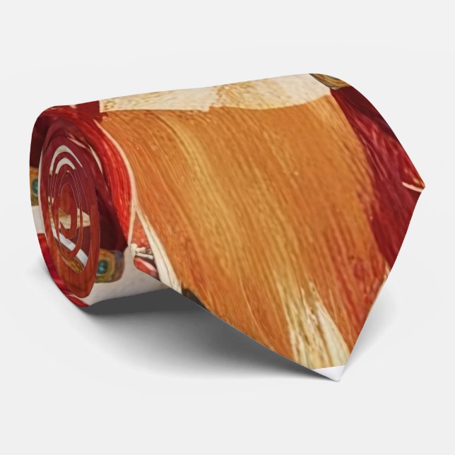 Eclectic Feather Boho Neck Tie Slips (Rullad)