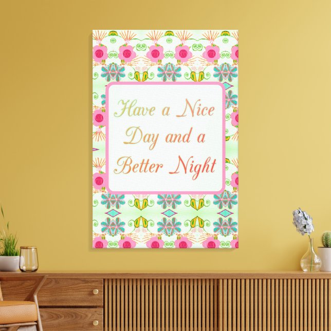 Eclectic Garden: Revel in the Beauty Canvastryck (Insitu (Vardagsrum))