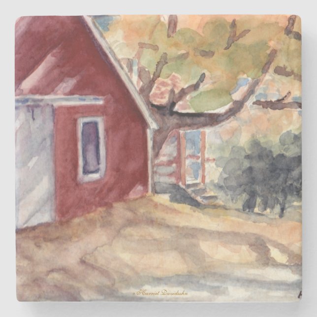 Eclectic Marble Underlägg - Barnhouse by H Davidso Sten (Framsidan)