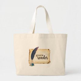 Eclectic Reader Tote Bag Jumbo Tygkasse