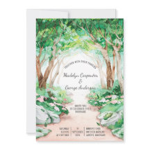 Eclectic Romantik - Forest Woodland Väg Bröllop |