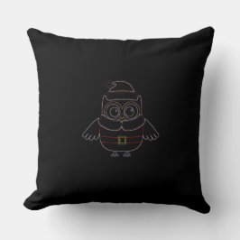 Eclectic Santa Uggla Pillow Kudde