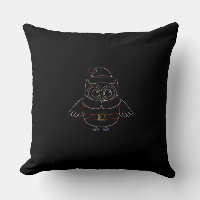 Eclectic Santa Uggla Pillow Kudde (Framsida)
