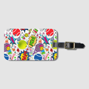 😍 Eclectic tennis 🎾 mönster Bagagebricka