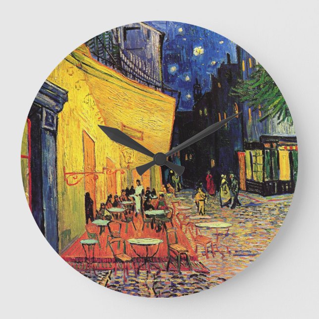 ECLECTISKA HEMFORMGIVNINGAR - VAN GOGH ART - BÄSTA STOR KLOCKA (Framsida)