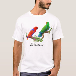 Eclectus mekaniskt säga efter T-tröja Tee Shirt