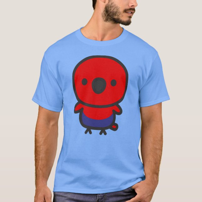 Eclectus Papegoja / Hona T Shirt (Framsida)