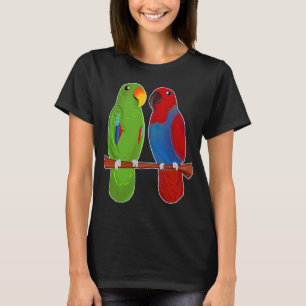 Eclectus Parrot Adsome Birds Cute Teckning T Shirt