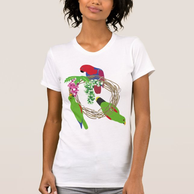 Eclectus Parrot T-shirt (Framsida)