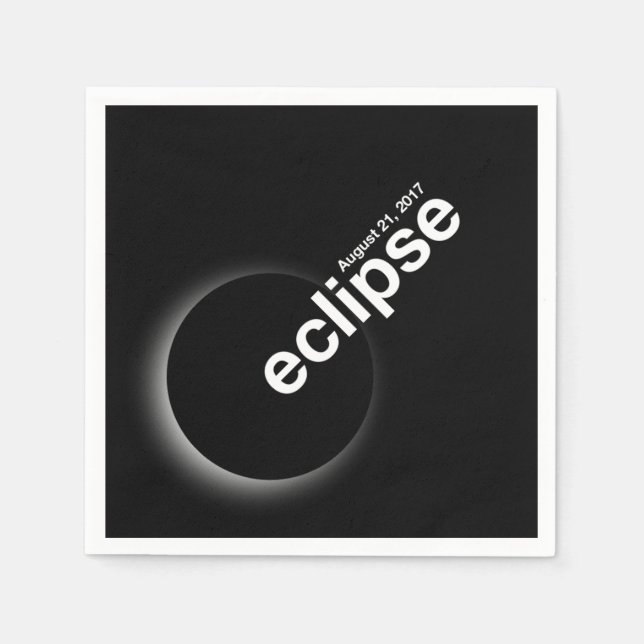 Eclipse 2017 pappersservett (Framsidan)