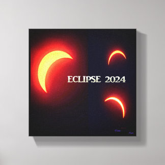 Eclipse 2024 canvastryck