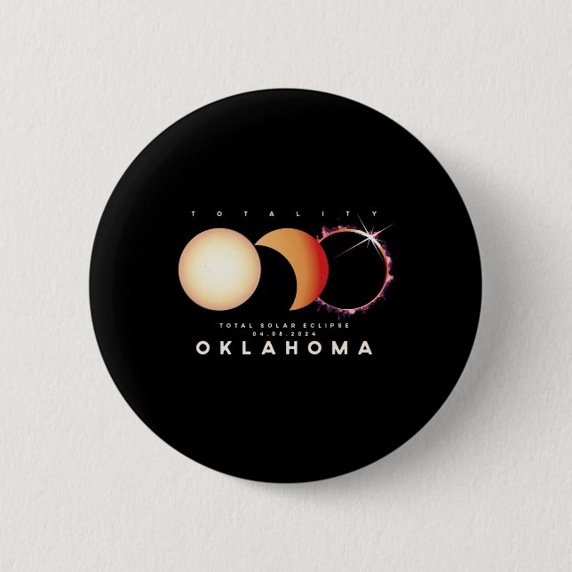 Eclipse 2024 Oklahoma Total Eclipse Astronomy Grap Knapp (Framsida)