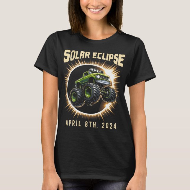 Eclipse 2024 Shirt Total Eclipse 8 april 2024 Tr T (Framsida)