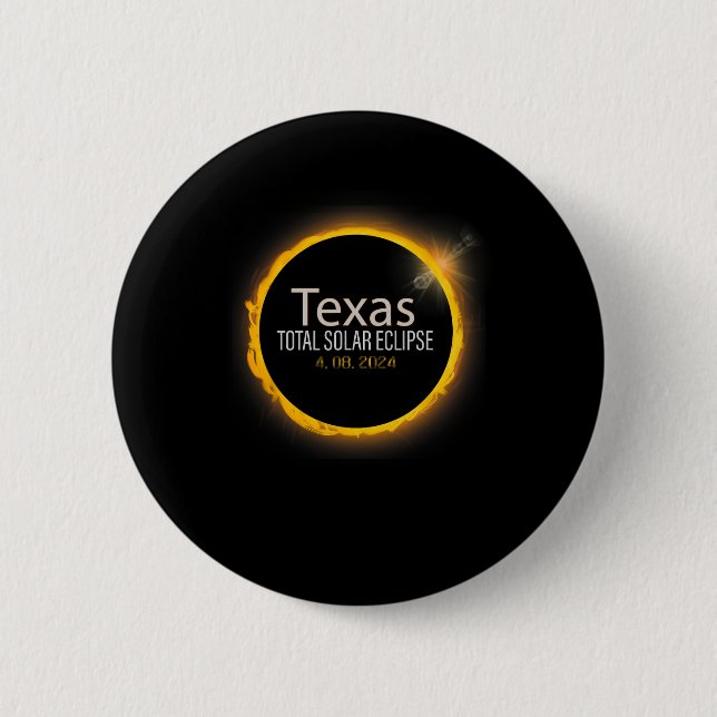 Eclipse 2024 Shirt Total Solar Eclipse State Texas Knapp (Framsida)