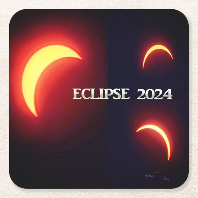 Eclipse 2024 underlägg papper kvadrat (Framsidan)