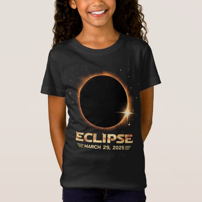 Eclipse 2025 Coola Astronomy älskare Solar Eclipse T Shirt (Framsida)