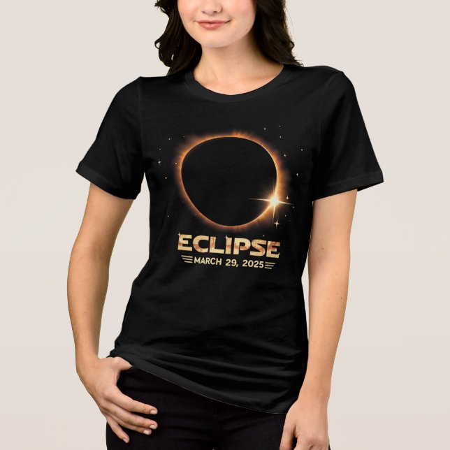 Eclipse 2025 Coola Astronomy älskare Solar Eclipse T Shirt (Framsida)