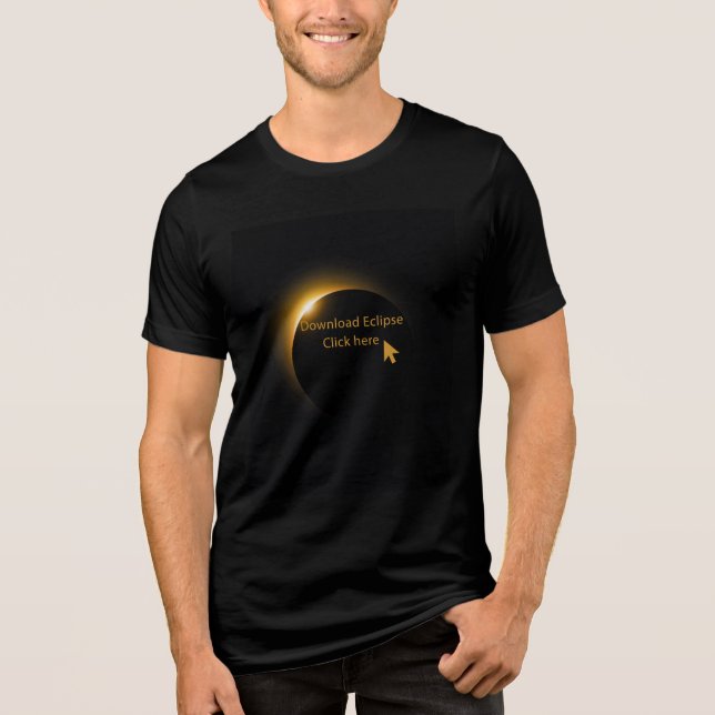 Eclipse 2026 Download Now T Shirt (Framsida)