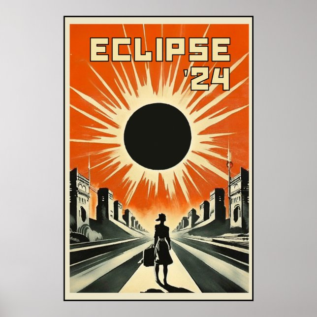 Eclipse '24 Propaganda Girl Poster (Framsidan)