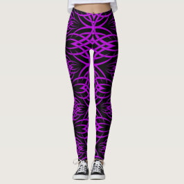 Eclipse Bakgrund ( Lila ) Leggings