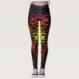 Eclipse Bakgrundsbild ( regnbåge ) Leggings