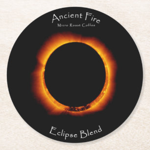 Eclipse Blend Ancient Fire Coffe Underlägg Papper Rund