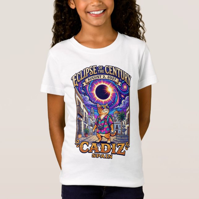 Eclipse Century 2027 Cadiz Kids Tee   (Framsida)