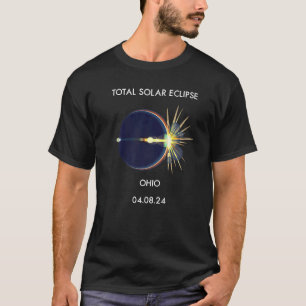 Eclipse Flare 04.08.24 Total Solar Eclipse Ohio 20 T Shirt