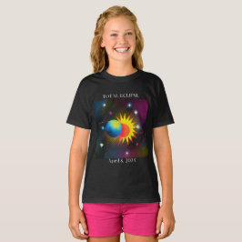 Eclipse Flare 04.08.24 Total Solar Eclipse USA T Shirt
