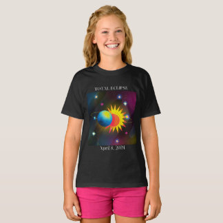 Eclipse Flare 04.08.24 Total Solar Eclipse USA T Shirt