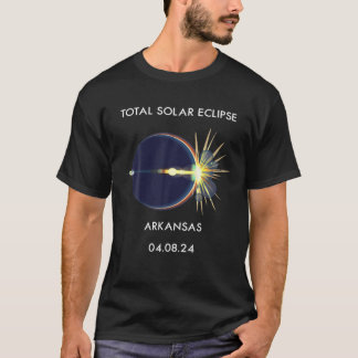 Eclipse Flare 04.08.24 Totalt Solar Eclipse Arkans T Shirt