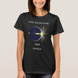 Eclipse Flare 04 08 24 Totalt Solar Eclipse Ohio 2 T Shirt