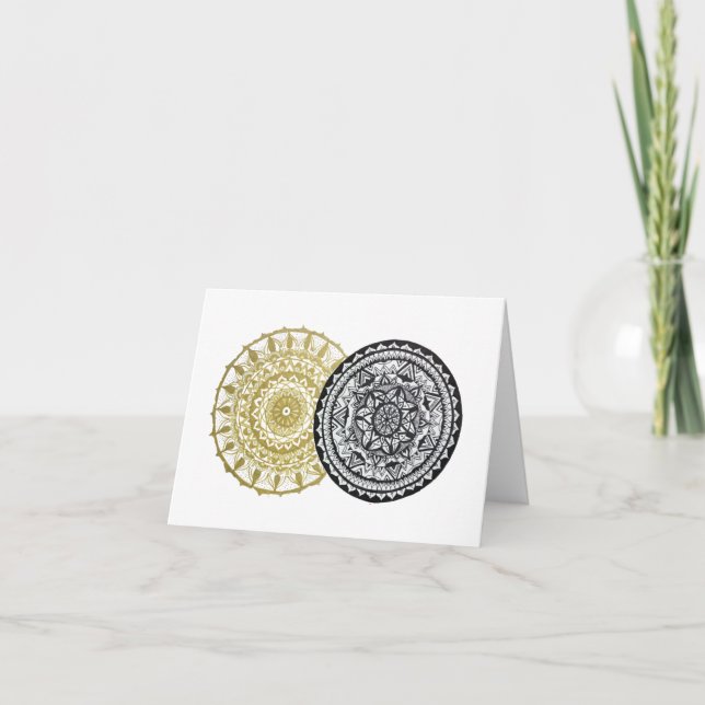 Eclipse Foldad Note Card Kort (Framsida)