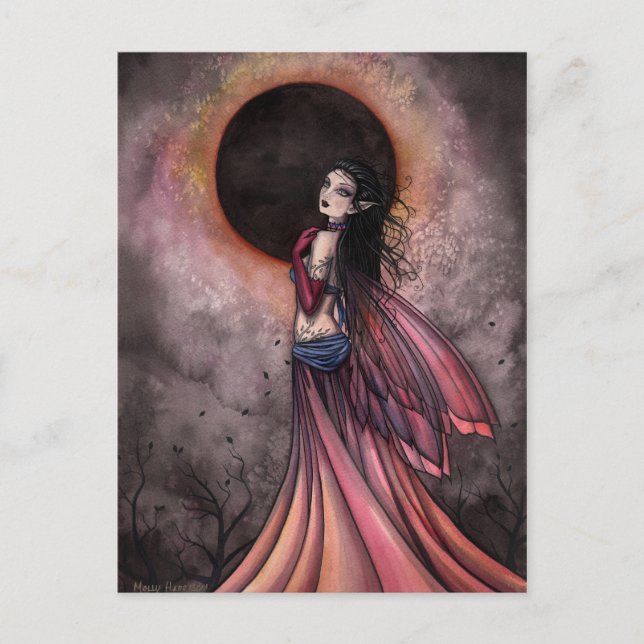 Eclipse Gothic Fairy-vykort Vykort (Framsida)
