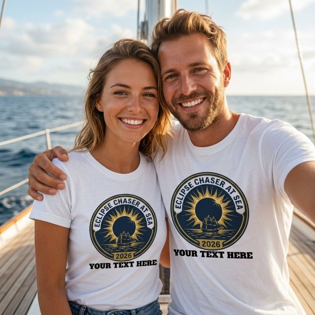 Eclipse-jägare till sjöss 2026-kryssning  t shirt (Skapare uppladdad)