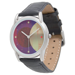 Éclipse lunaire - abstrait armbandsur