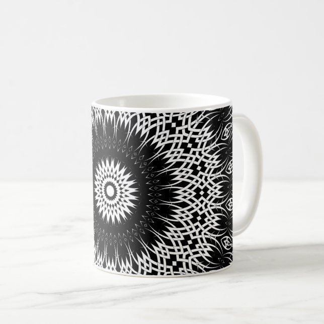 Eclipse Mandala 2 Kaffemugg (Framsida höger)