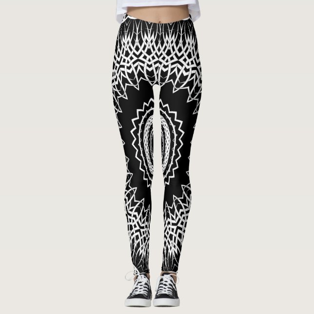 Eclipse Mandala Leggings (Framsida)