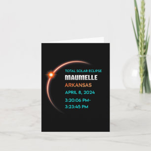 Eclipse Maumelle Arkansas Total Solar Eclipse 2024 Kort