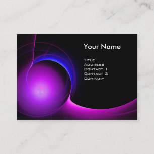 ECLIPSE MONOGRAM Vibrant Black violet Visitkort