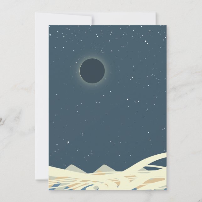 Eclipse of Sol Art with "Snakes" Inbjudningar (Framsida)