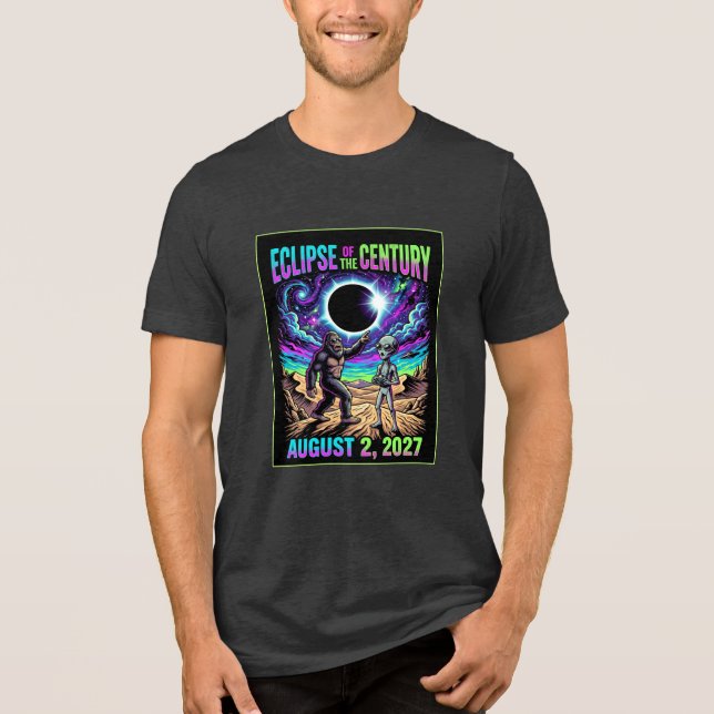 Eclipse Of The Century 2027 T-shirt (Framsida)