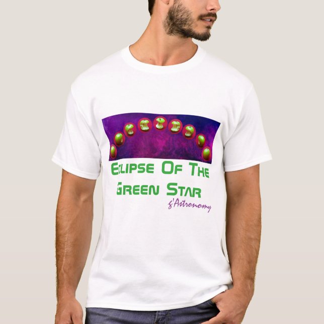 Eclipse of the Grönt Star Tee (Framsida)