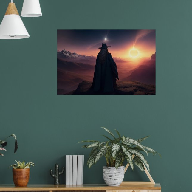 Eclipse of the Wizard's Visions Poster (Vardagsrum 1)