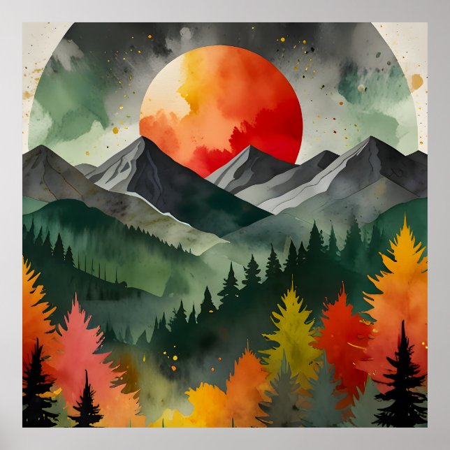 Eclipse Över Vilden Poster (Framsidan)