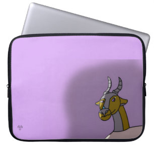 Eclipse RPG Drakkaraktär Lila Estetik Laptop Fodral