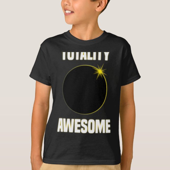 Eclipse Shirt Totality Fantastisk Total Solar Ecli T (Framsida)
