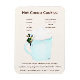 Eclipse the Dragon Hot Cocoa Cookie Recipe Magnet