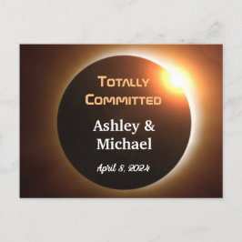 Eclipse Theme Bröllop har gjort ett helhjärtat åta Vykort